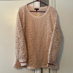 Pale pink Lane Bryant sweater
